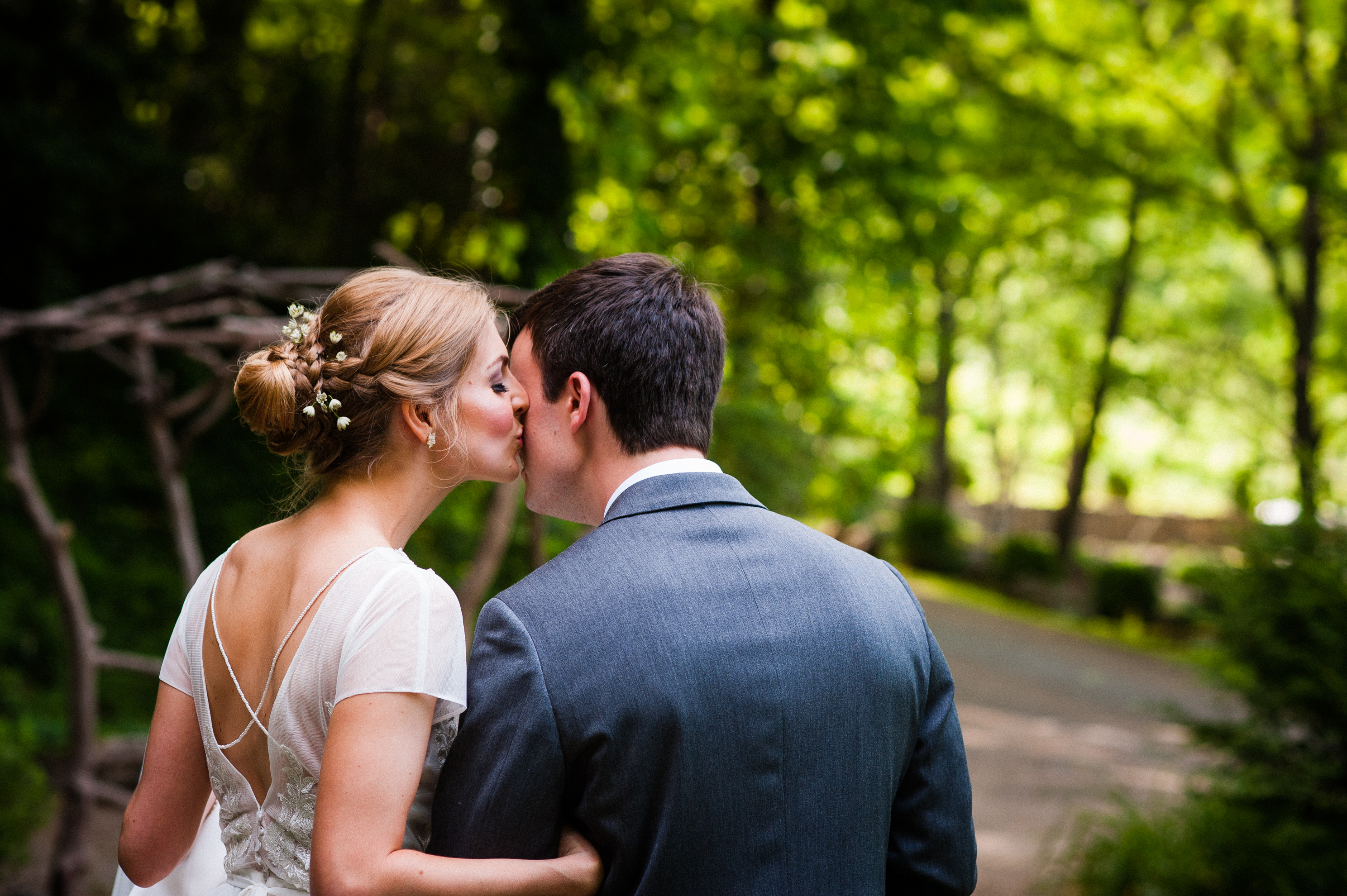 wedding portrait by vineyards at bettys creek honeymoon cottage 