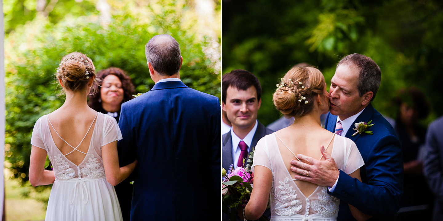 an afternoon wedding ceremony at vineyards at bettys creek 