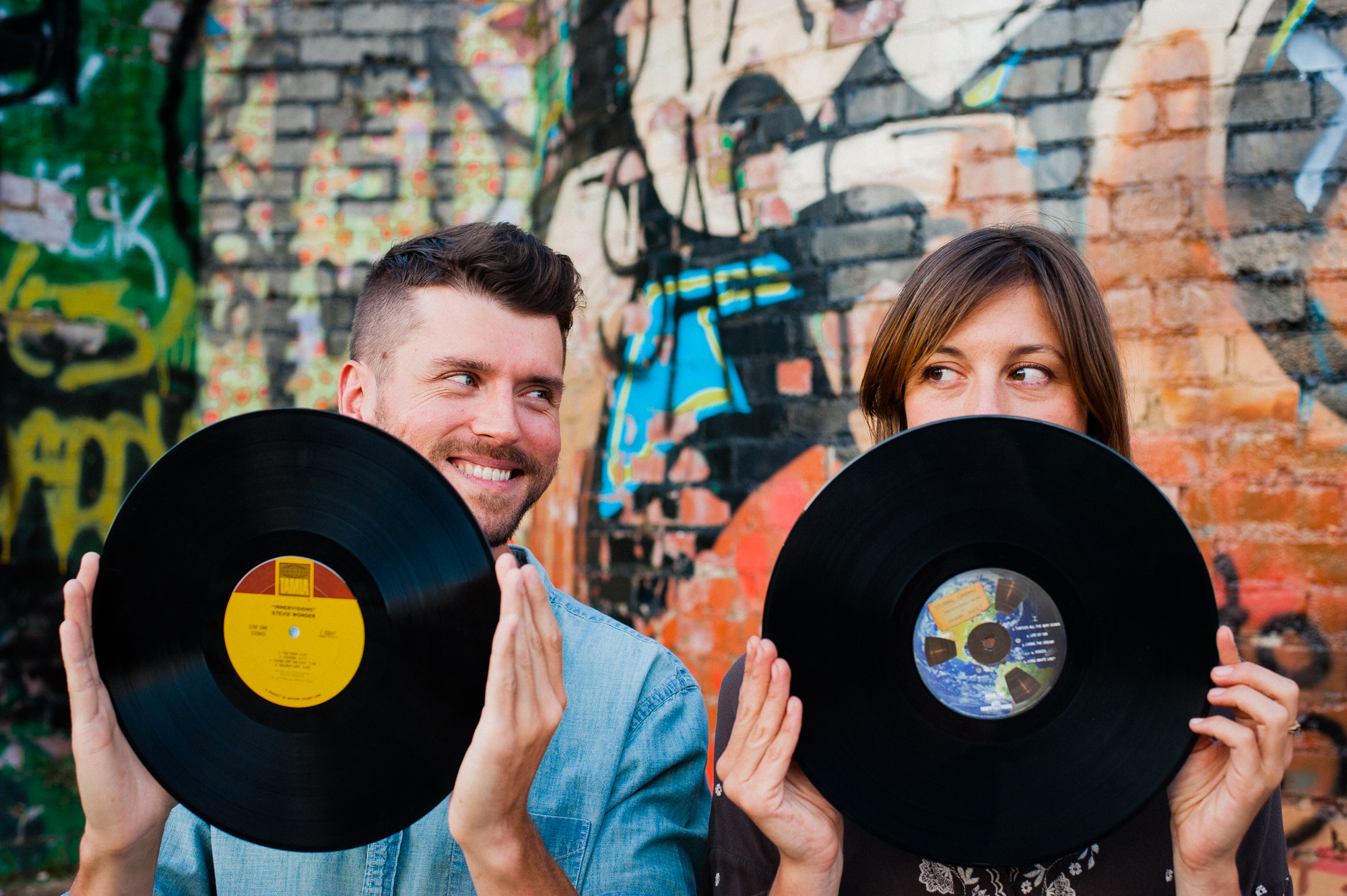 asheville river arts district engagement session