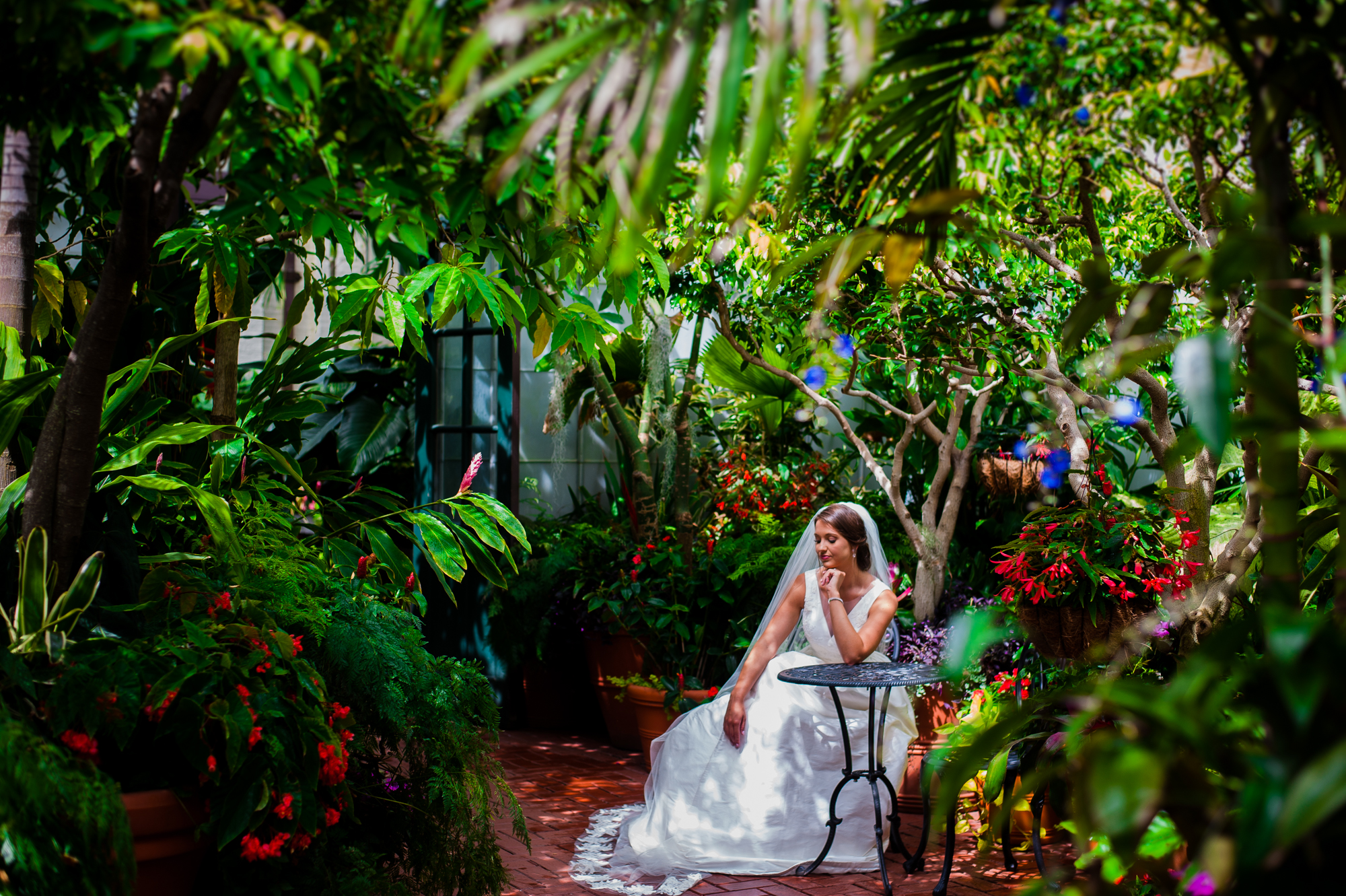 biltmore estate bridal portrait