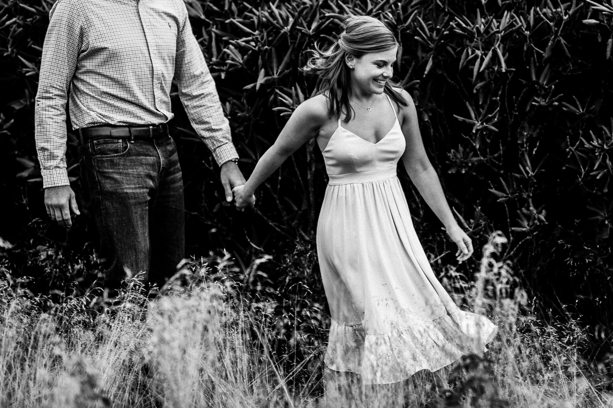 roan mountain adventure engagement session