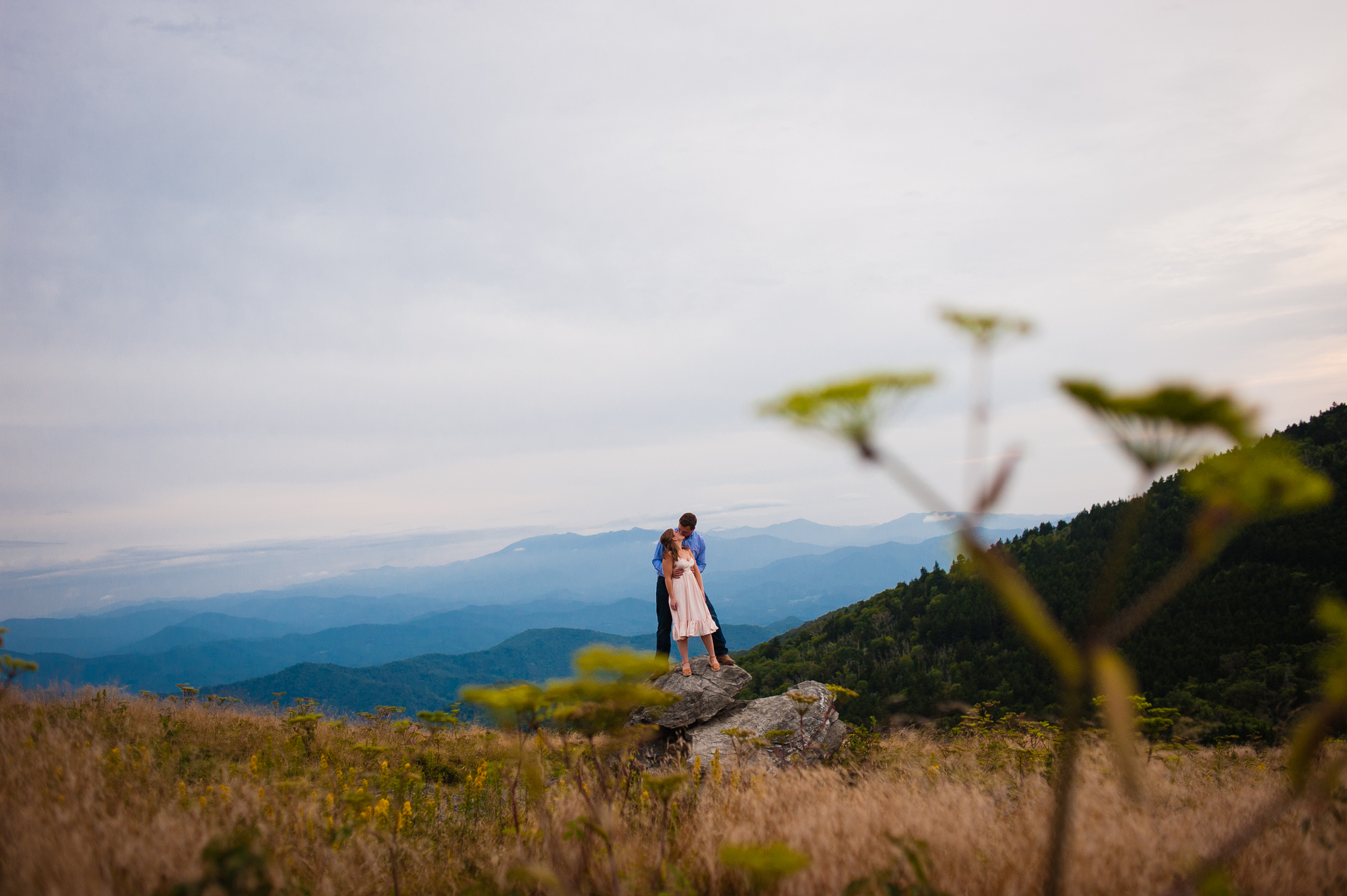 roan mountain engagement session