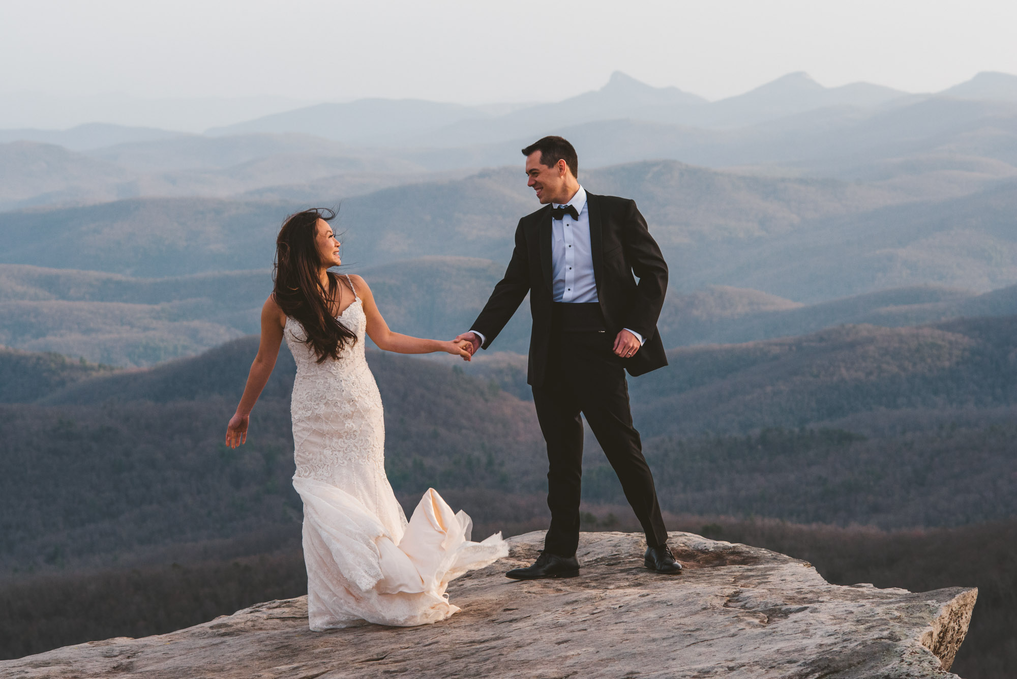 How to plan your Asheville Elopement; Rough Ridge Elopement on the Blue Ridge Parkway