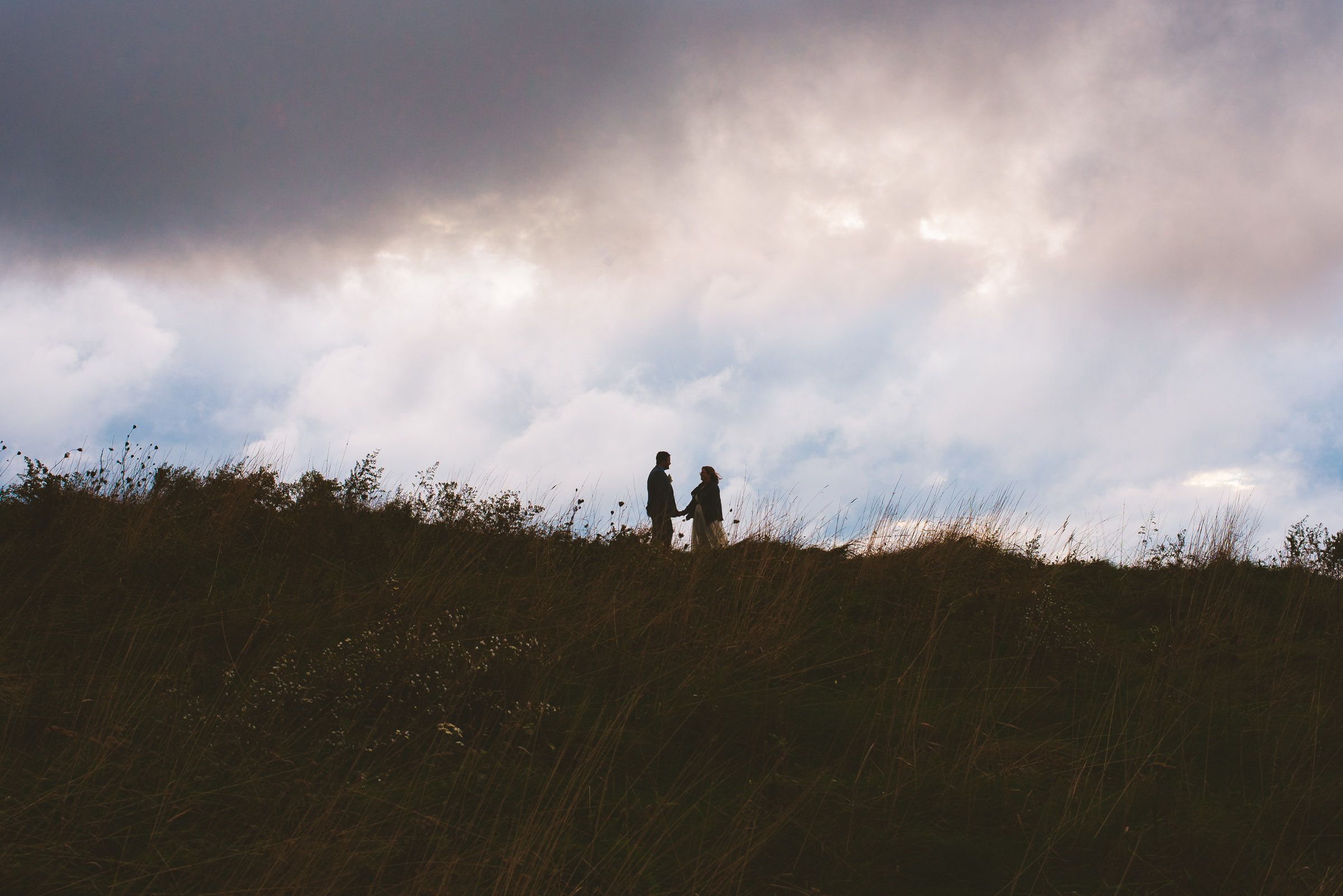 A moody Max Patch elopement in the Blue Ridge Mountains 