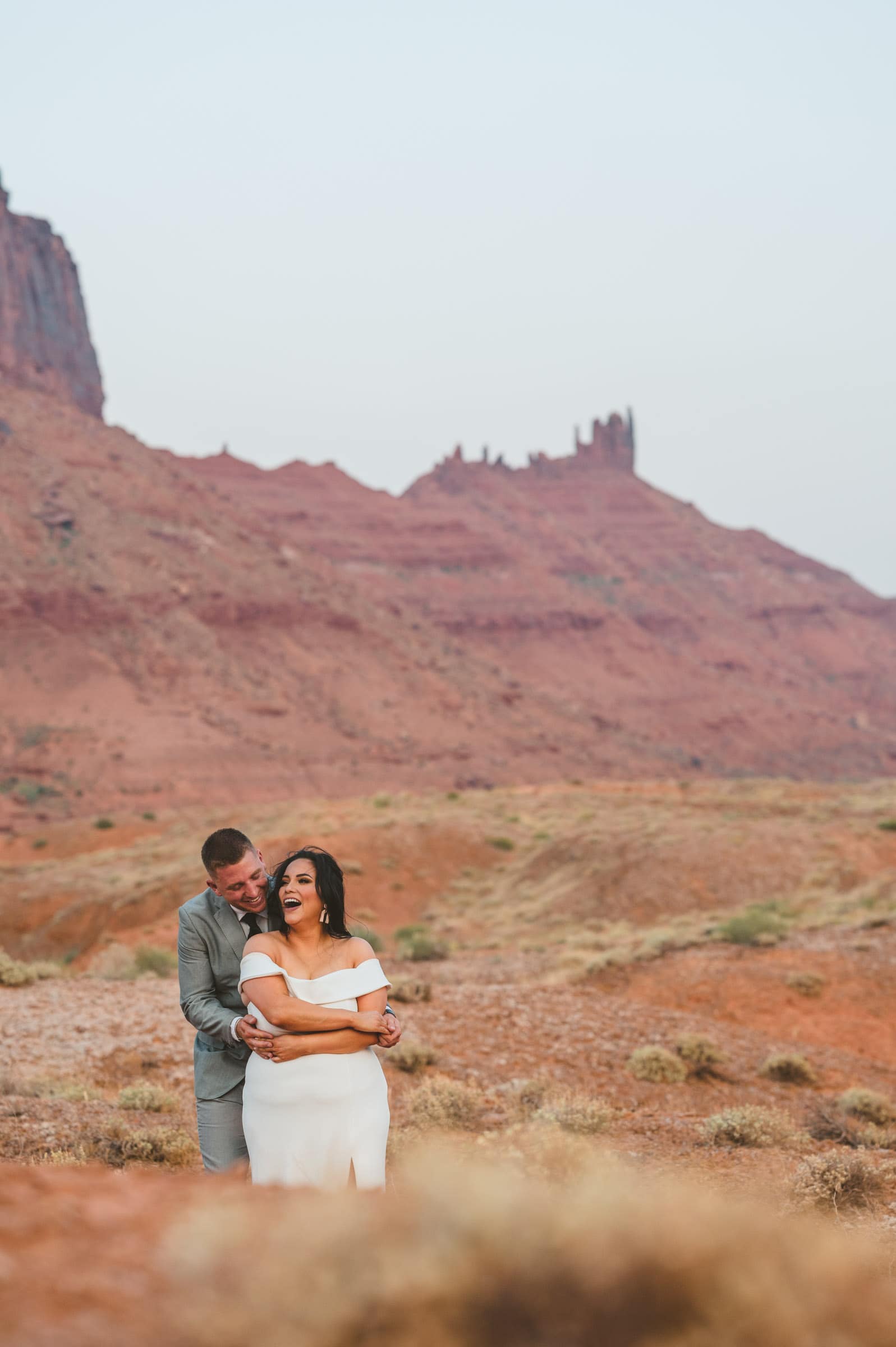 Desert Meets Tropical Elopement in Desert Love Land