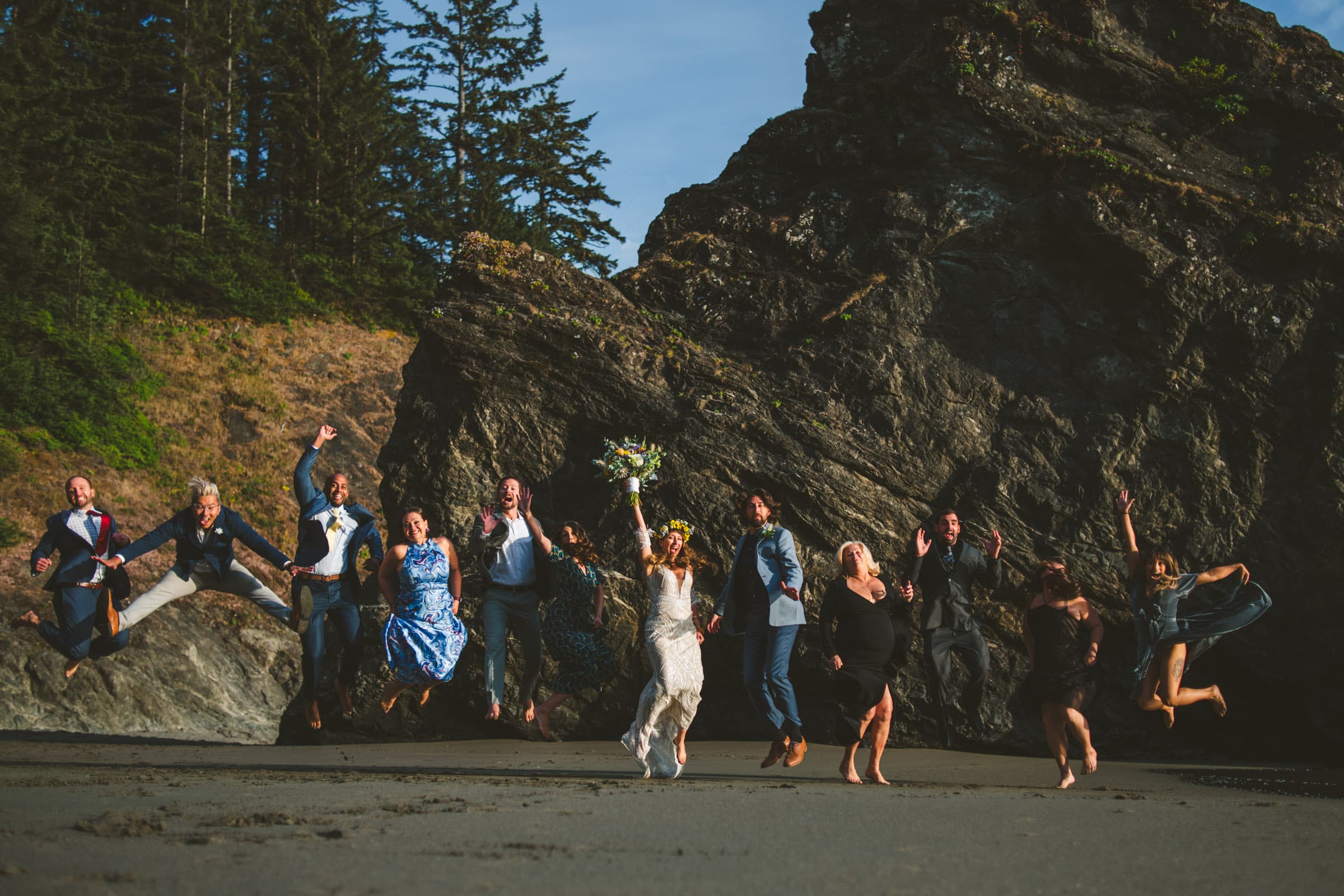 Just because you choose to have an adventure elopement doesn't mean you have to leave your friends & family at home!