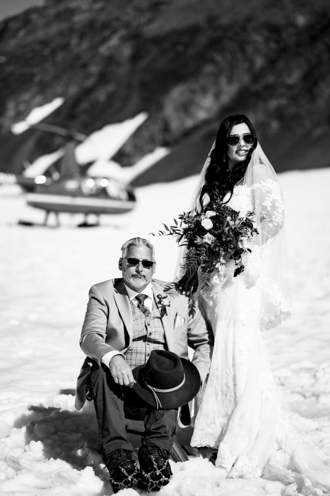 Helicopter elopement in Alaska