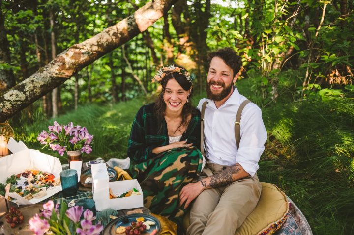 blue ridge parkway luxury elopement 