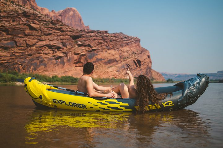 Rafting elopement in Moab Utah