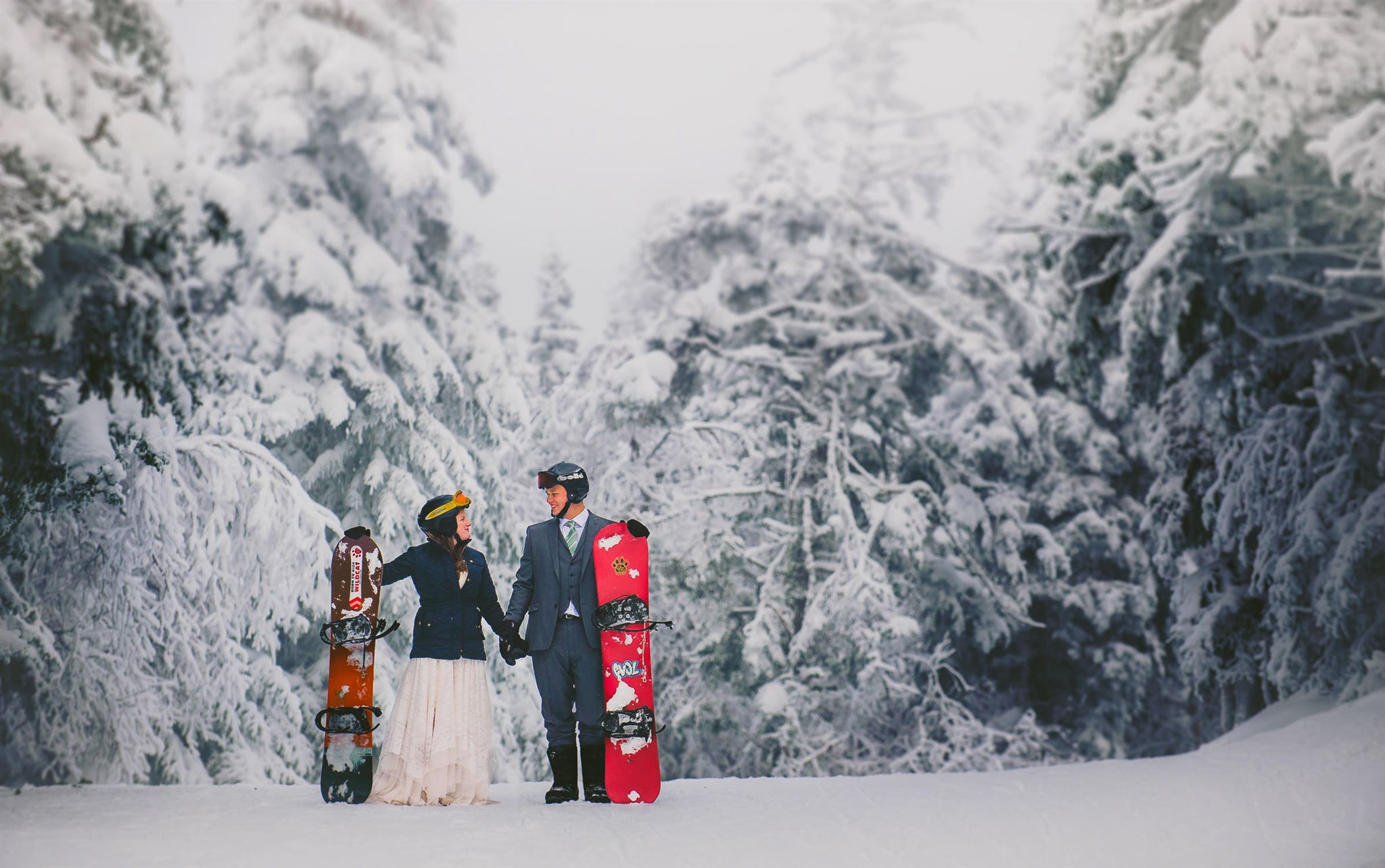 snowboarding elopement in New Hampshire