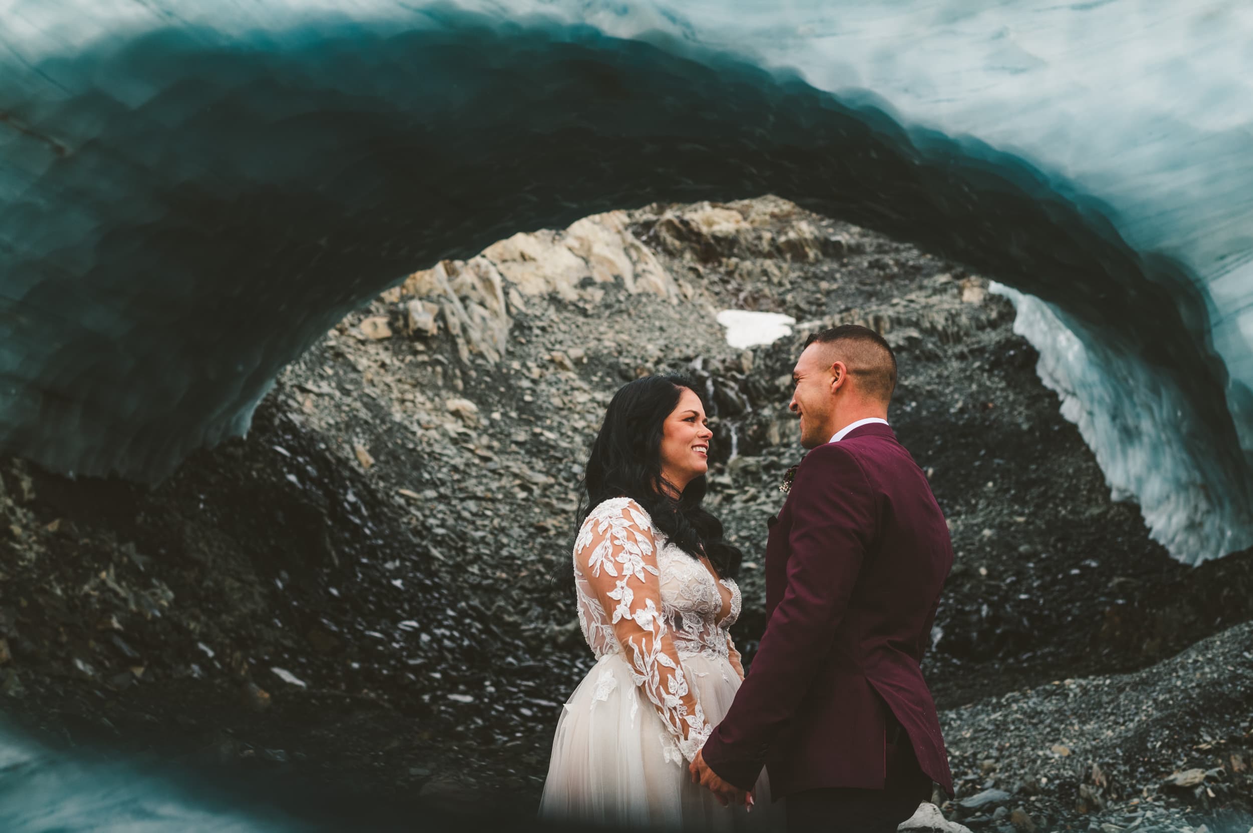 alaska glacier wedding