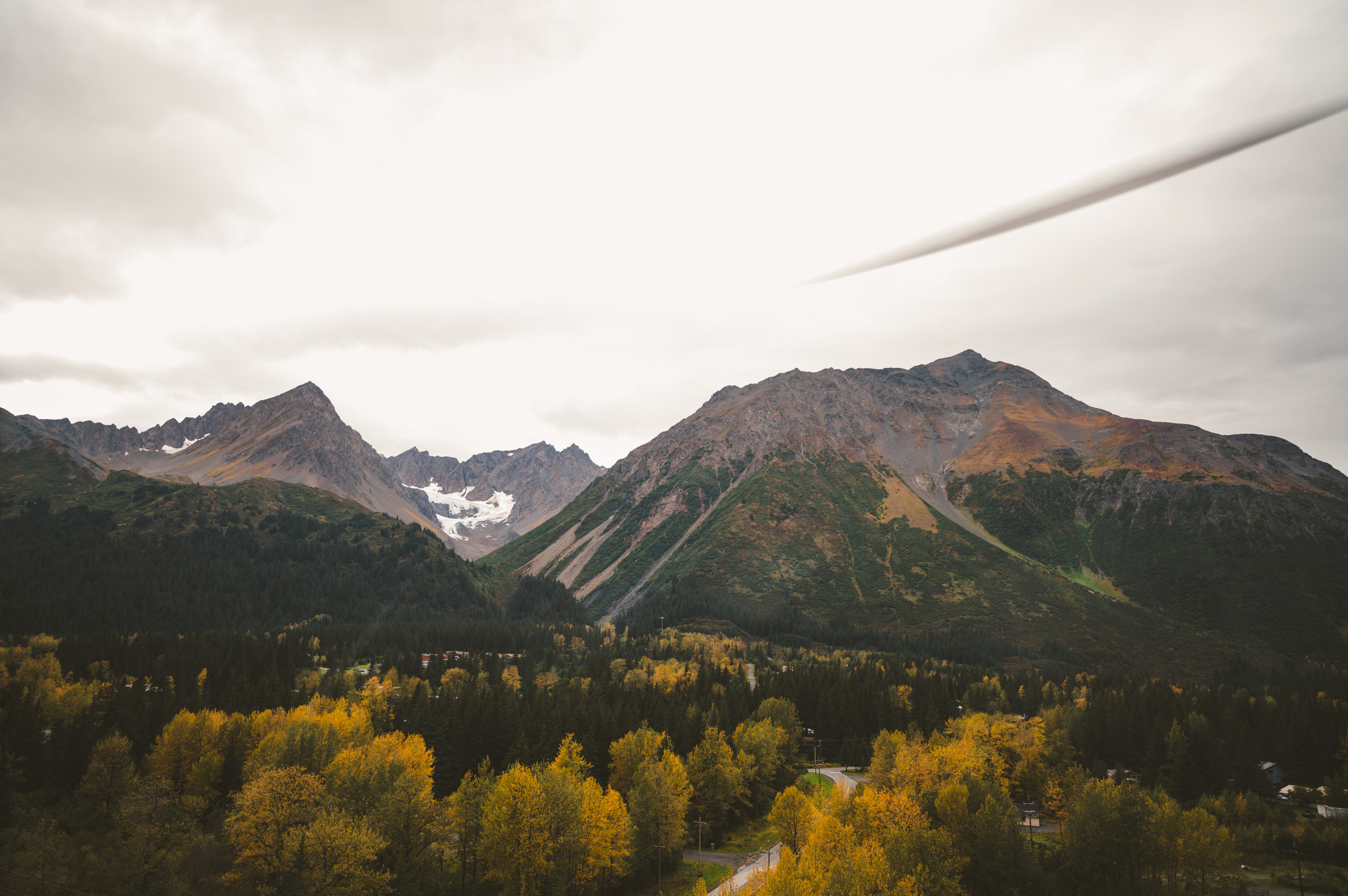 Seward alaska from the air